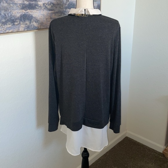 Peter Pan Collar Tunic- NWOT - Picture 4 of 8